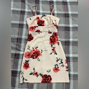 Pink floral dress 👗